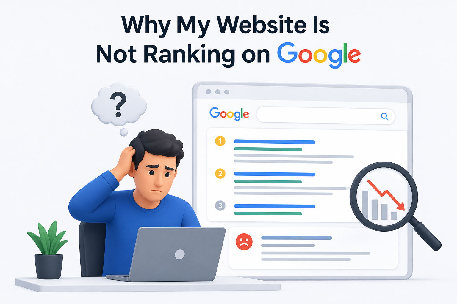why my website is not ranking on google