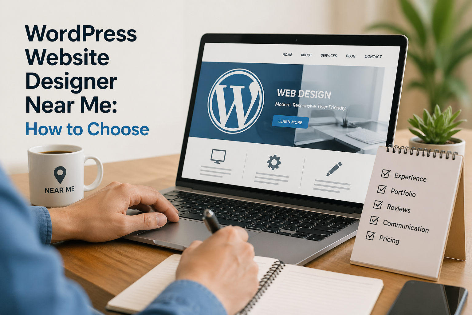 wordpress website designer near me